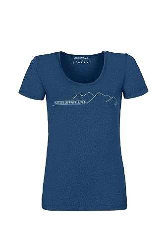 Rock Experience REWT01232 Chandler 2.0 SS T-Shirt Women's Blue Nights Melange XL von Rock Experience