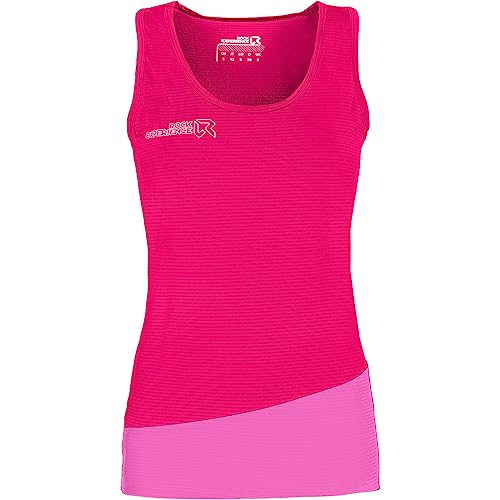 Rock Experience Unisex Merlin Woman Tank Vest, 2000 Cherries Jubilee+0834 SUPER PINK, S von Rock Experience