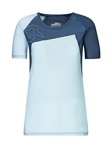 Rock Experience Unisex RE.Rainer 2.0 SS T-Shirt, 1344 China Blue+2285 Quiet Tide, L von Rock Experience