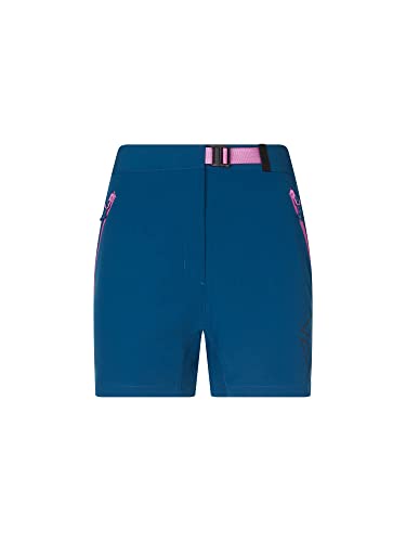 Rock Experience Unisex RE.Wonder Lake Pants, 1484 Moroccan Blue+0834 Super Pink, S von Rock Experience