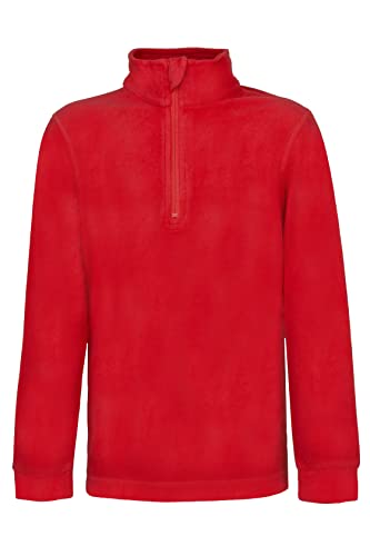 ROCK EXPERIENCE Unisex Tempus H Zip Sweatshirt, HIGH Risk RED, 128 von Rock Experience