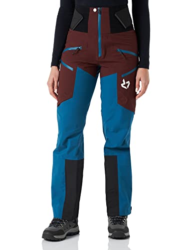 ROCK EXPERIENCE Women Snowmass Pants, 1484 Moroccan Blue+0413 BITTER Chocolate, XL von Rock Experience