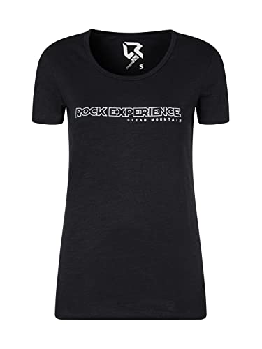 Rock Experience Women's Adak P.1 SS T-Shirt, Caviar, Small von Rock Experience