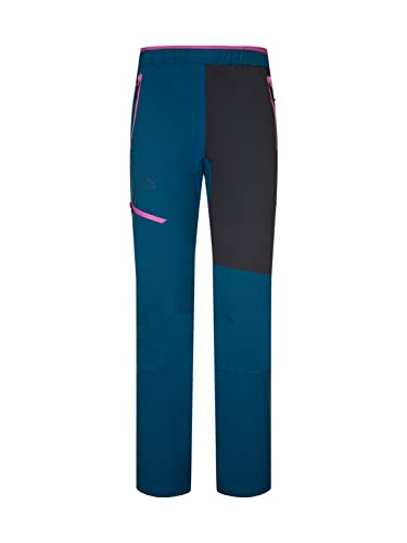 Rock Experience Women's Space Flake 2.0 Pants, 1484 Moroccan Blue+1323 Ebony+0834 SUPER PINK, L von Rock Experience