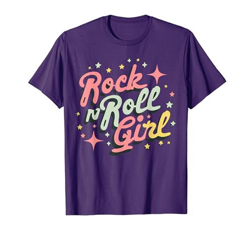 Rock N Roll Girl Purple Darla T-Shirt von Rock N Roll Girl