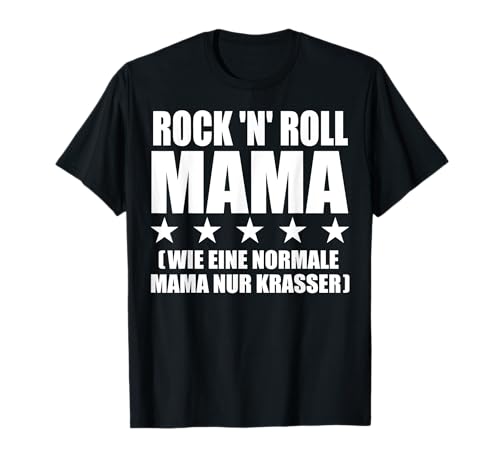 Rock 'N' Roll Mama Mutter Spruch Rock Musiker Fans Damen T-Shirt Rock 'N' Roll Mama Mutter Spruch Rock Musiker Fans Damen T-Shirt von Rock N Roll Musiker Fans Kleidung Frauen