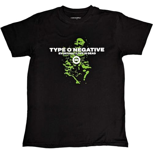 Type O Negative Everyone I Love is Dead offiziell Männer T-Shirt Herren (Large) von Rock Off Officially Licensed Products