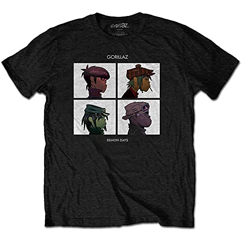 Gorillaz Demon Days offiziell Männer T-Shirt Herren (Medium) von Rockoff Trade