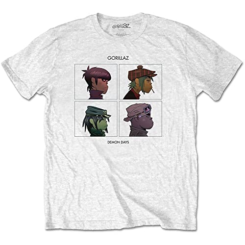 Gorillaz Demon Days offiziell Männer T-Shirt Herren (XX-Large) von Rock Off Trade