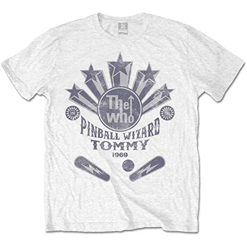 The Who Pinball Wizard Flippers offiziell Männer T-Shirt Herren (X-Large) von Rock Off Trade