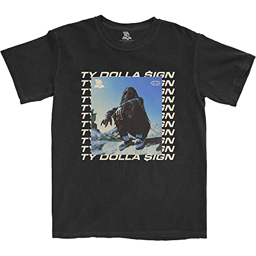 Ty Dolla Sign Global Square offiziell Männer T-Shirt Herren (Large) von Rock Off Trade