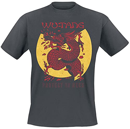 Wu-Tang Clan Inferno Männer T-Shirt Charcoal XL 100% Baumwolle Band-Merch, Bands von Rockoff Trade