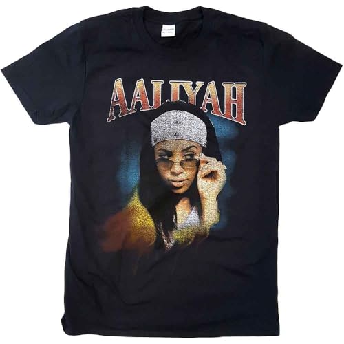 Aaliyah Trippy offiziell Männer T-Shirt Herren (XX-Large) von Rock Off officially licensed products