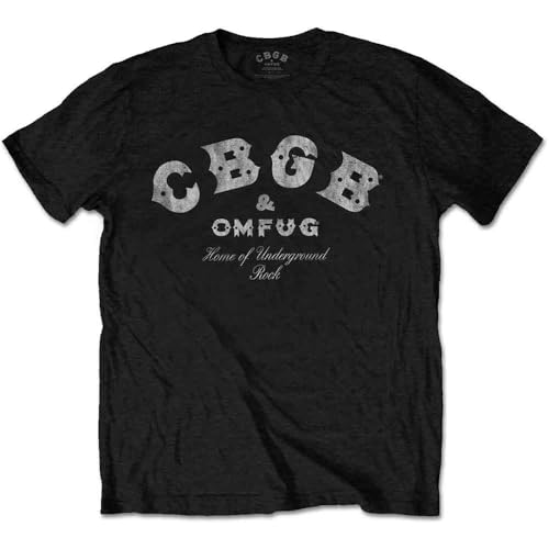 CBGB Classic Logo offiziell Männer T-Shirt Herren (X-Large) von Rock Off officially licensed products