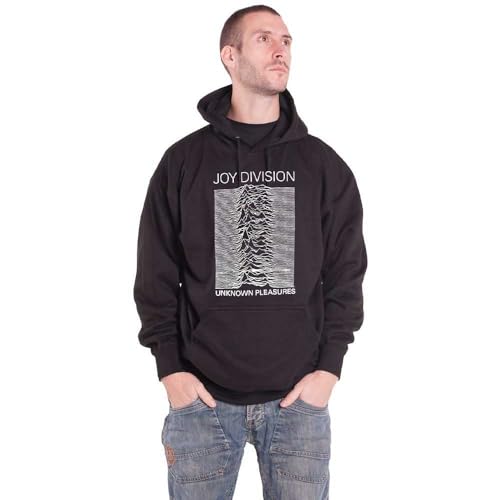 Joy Division Kapuzenpullover Unknown Pleasures Band Logo Nue offiziell Herren XXL Joy Division Kapuzenpullover Unknown Pleasures Band Logo Nue offiziell Herren XXL von Rock Off officially licensed products