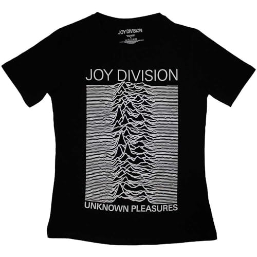 Joy Division Unknown Pleasures FP Damen Skinny Fit T Shirt M von Rock Off officially licensed products