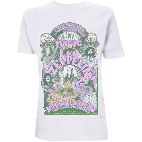 Ladies Led Zeppelin Electric Magic offiziell Frauen T-Shirt Damen (X-Large) von Rock Off officially licensed products