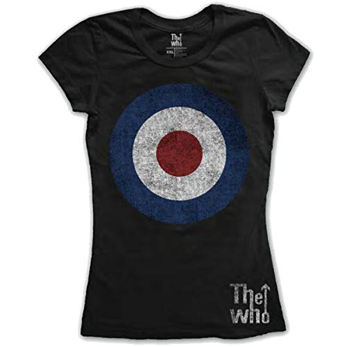 Ladies The Who Target Distressed offiziell Frauen T-Shirt Damen (Small) von Rock Off officially licensed products