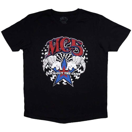 MC5 Kick Out The Jams Star T Shirt S von Rock Off officially licensed products
