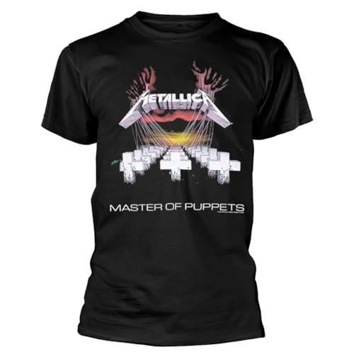Metallica Master of Puppets European Tour '86. offiziell Männer T-Shirt Herren (X-Large) von Rock Off officially licensed products