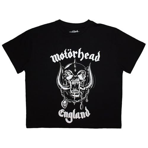 Motorhead England Band Logo Crop Top L von Rock Off officially licensed products
