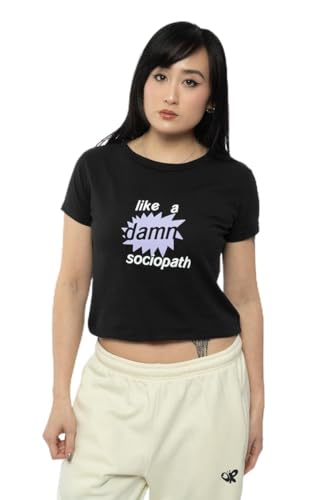 Olivia Rodrigo Like A Damn Sociopath Crop Top S von Rock Off officially licensed products