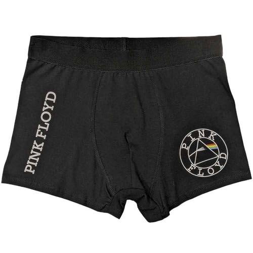 Pink Floyd Circle Band Logo Boxer Kurze Hosen XL von Rock Off officially licensed products