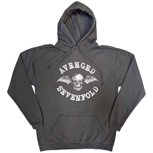 Rock Off officially licensed products Avenged Sevenfold Logo offiziell Männer Kapuzenpullover (Medium) von Rock Off officially licensed products