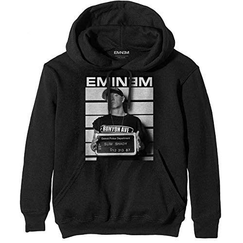 Rock Off officially licensed products Eminem Slim Shady Marshall Mathers offiziell Männer Kapuzenpullover (Medium) von Rock Off officially licensed products