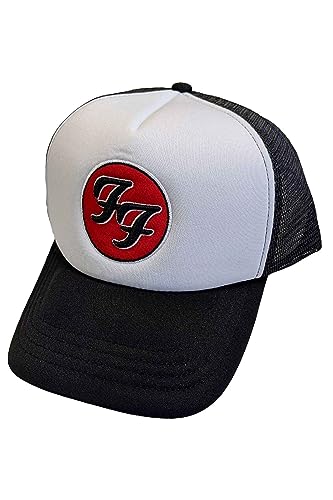 Rock Off officially licensed products FOO Fighters Baseball Cap FF Band Logo Nue offiziell Schwarz Trucker One Size von Rock Off officially licensed products