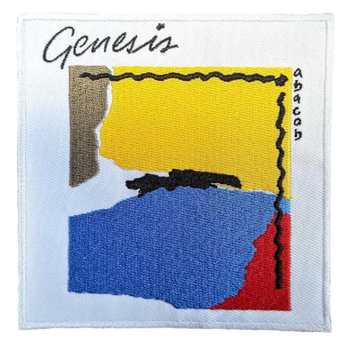 Rock Off officially licensed products Genesis Abacab Album Cover Woven Patch Accessory Size von Rock Off officially licensed products