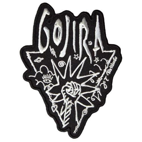 Rock Off officially licensed products Gojira Power Glove Standard Woven Patch Accessory Size von Rock Off officially licensed products