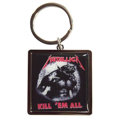 Rock Off officially licensed products Metallica Kill Em All Jump In The Fire Schlüsselring Keychain One Size von Rock Off officially licensed products