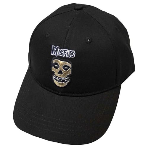 Rock Off officially licensed products Misfits Band Logo And Gold Fiend Baseball Cap One Size von Rock Off officially licensed products