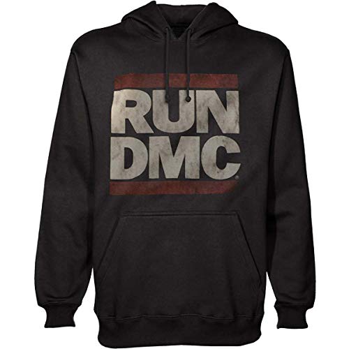 Run DMC Logo offiziell Männer Kapuzenpullover (Small) von Rock Off officially licensed products