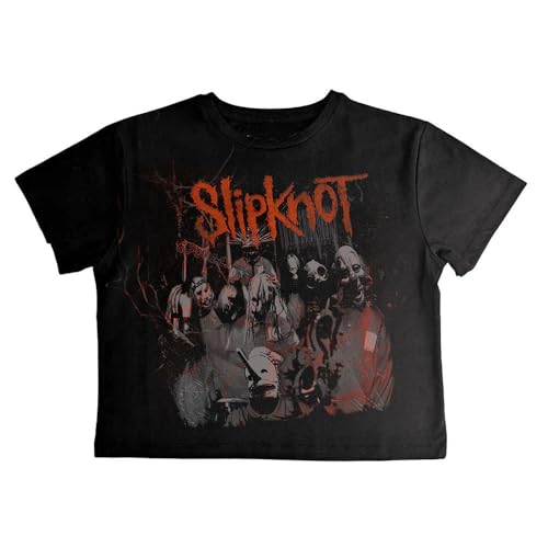 Rock Off officially licensed products Slipknot Ouija Gürtel Band Logo Crop Top L von Rock Off officially licensed products