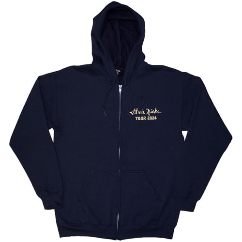 Rock Off officially licensed products Stevie Nicks Tour '24 Live Photo offiziell Männer Kapuzenpullover (Large) von Rock Off officially licensed products