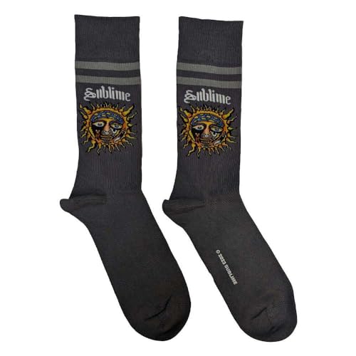 Rock Off officially licensed products Sublime Ankle Socken Gelb Sun (UK SIZE 7-11) UK Size 7-11 von Rock Off officially licensed products