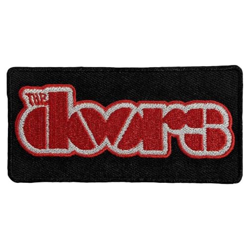 Rock Off officially licensed products The Doors Rot Logo Woven Patch Accessory Size von Rock Off officially licensed products
