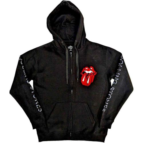 Rock Off officially licensed products The Rolling Stones Hackney Diamonds Tongue offiziell Männer Kapuzenpullover (Large) von Rock Off officially licensed products
