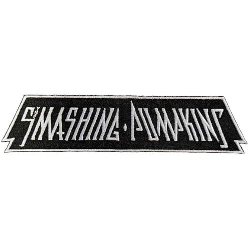 Rock Off officially licensed products The Smashing Pumpkins Text Logo Woven Patch Accessory Size von Rock Off officially licensed products