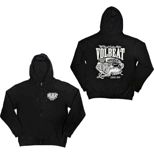Rock Off officially licensed products Volbeat Louder and Faster offiziell Männer Kapuzenpullover (Large) von Rock Off officially licensed products