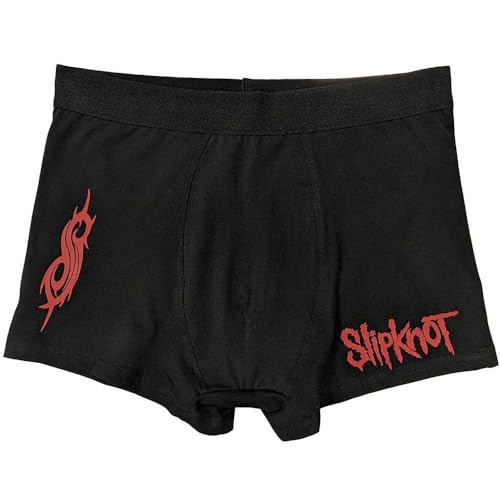 Rock Off officially licensed products Slipknot Band Logo Boxer Kurze Hosen M von Rock Off officially licensed products