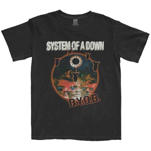 System of A Down BYOB Classic T Shirt S von Rock Off officially licensed products