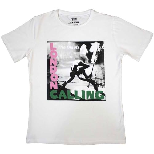 The Clash London Calling Damen Skinny Fit T Shirt M von Rock Off officially licensed products