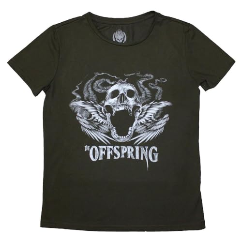 The Offspring Feathered Winged Skull Damen T Shirt M The Offspring Feathered Winged Skull Damen T Shirt M von Rock Off officially licensed products