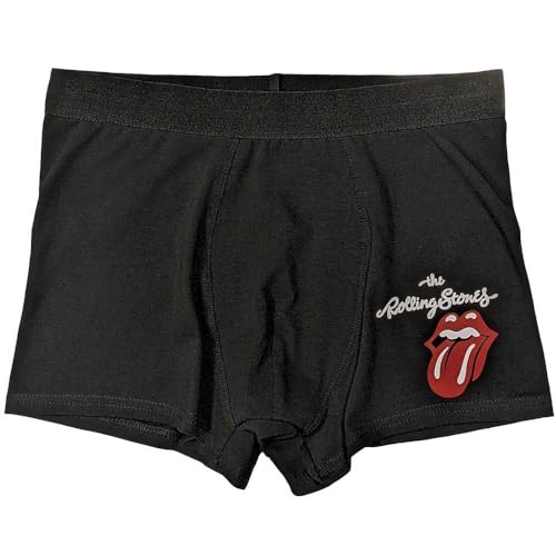 The Rolling Stones Classic Tongue Logo Boxer Kurze Hosen L von Rock Off officially licensed products