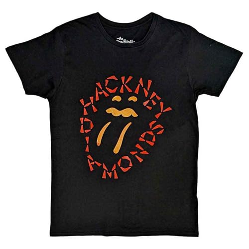 The Rolling Stones T Shirt Hackney Diamonds Hackney London Nue offiziell Schwarz XL von Rock Off officially licensed products