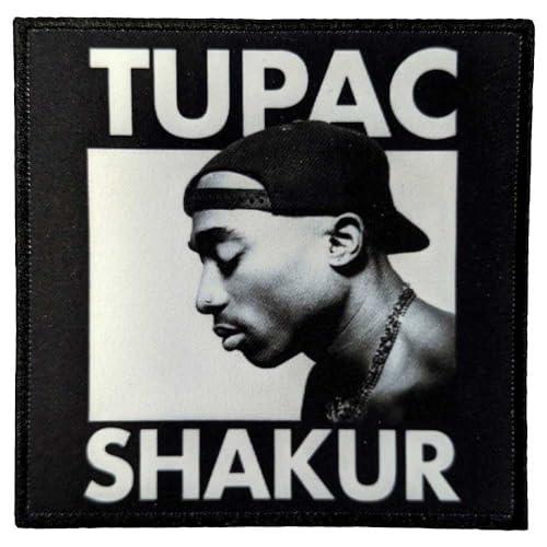 Tupac Only God Can Judge Me Woven Patch Accessory Size von Rock Off officially licensed products