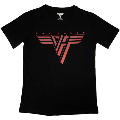 Van Halen Classic Rot Band Logo Damen Skinny Fit T Shirt XXL von Rock Off officially licensed products
